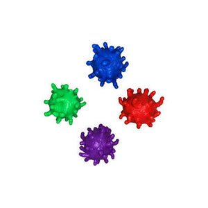 Puffer Stress Ball 8cm Pack of 4 Assorted Colours