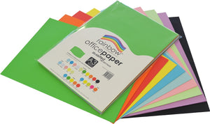 Rainbow Office Paper A3 80gsm Assorted Pack of 100