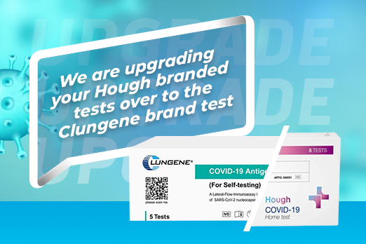We Are Upgrading Your Antigen Test Kit