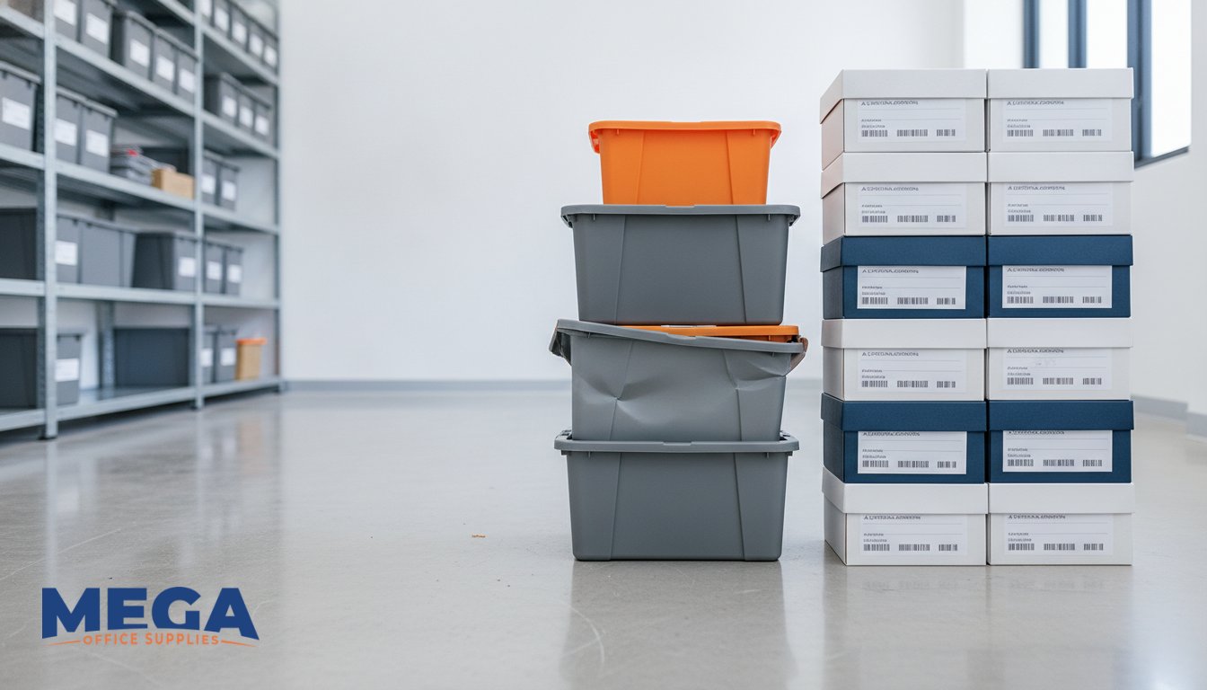Archive boxes vs storage boxes for long term storage: The professional comparison