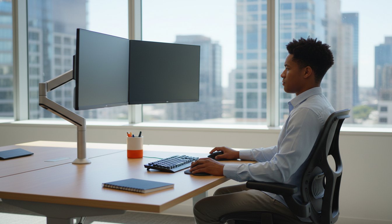 How to Set Up Dual Monitors Ergonomically: The 2026 Professional Guide
