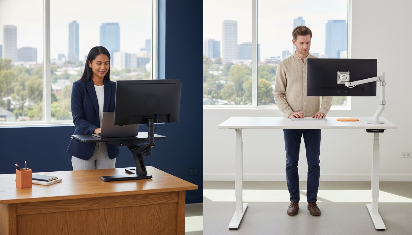 Standing Desk Converter vs Full Standing Desk: The 2026 Australian Buying Guide