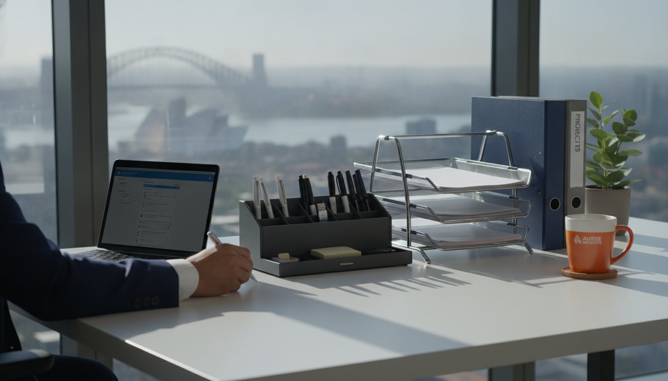 The Professional Guide to Desk Organisers: Maximising Australian Workplace Efficiency