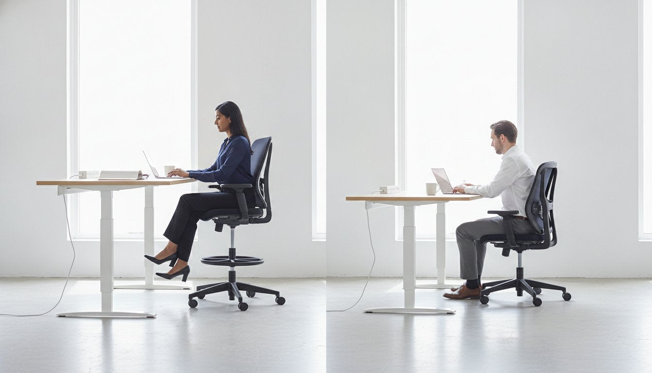 Drafting chair vs standard office chair: Choosing the right seat for your workspace