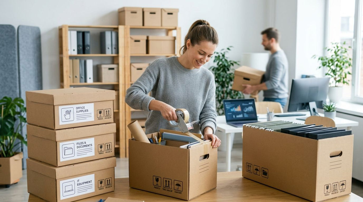 Best cardboard boxes for office storage and moving 2026