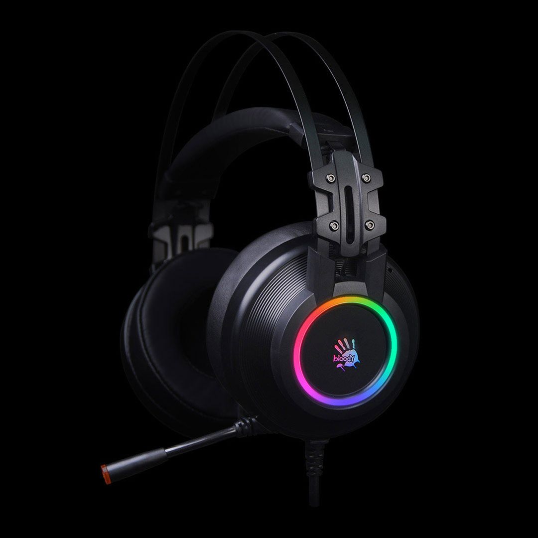 Immerse yourself in the virtual gaming world with Bloody G528C Virtual Surround Sound Wired Gaming Headset