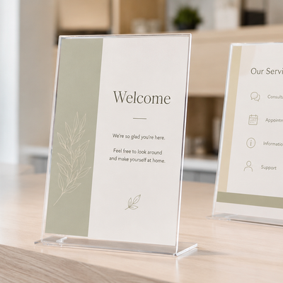 A4 Sign Holders