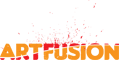 Art Fusion visual art diaries brand logo