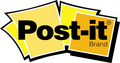 Post-it notes tabs flags and easel pads brand logo
