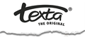 Texta colouring markers crayons and education supplies brand logo