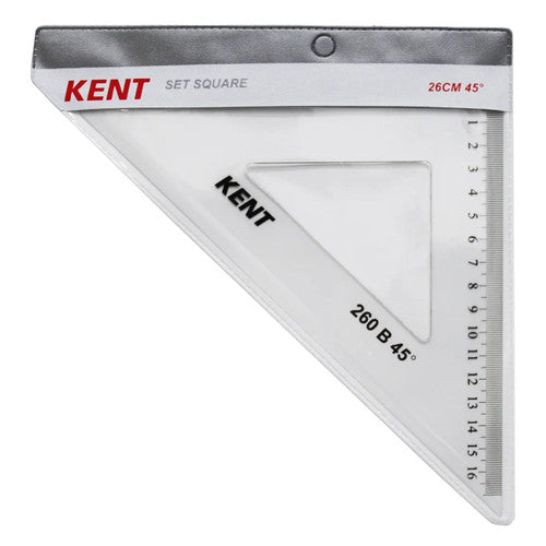 Kent Set Square 45 Degrees 260mm