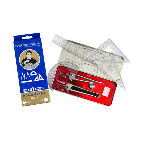 Celco Maths Set 909 with Compass