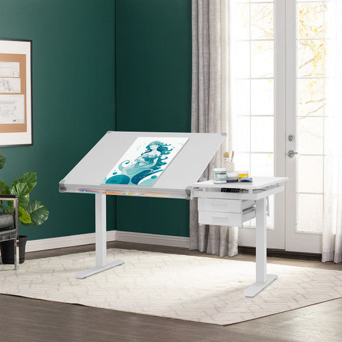 Artfusion Graphix E-Lift Workstation Drafting Table
