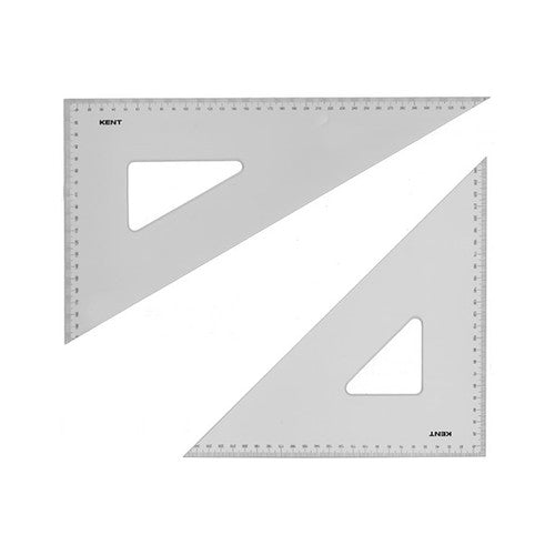 Kent Set Square 45 Degrees 240mm and 60 Degrees 330mm
