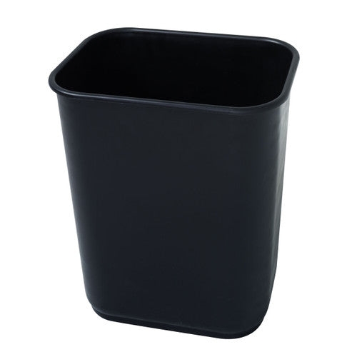 Jastek Rectangular Plastic Waste Bin 39 Litre Black