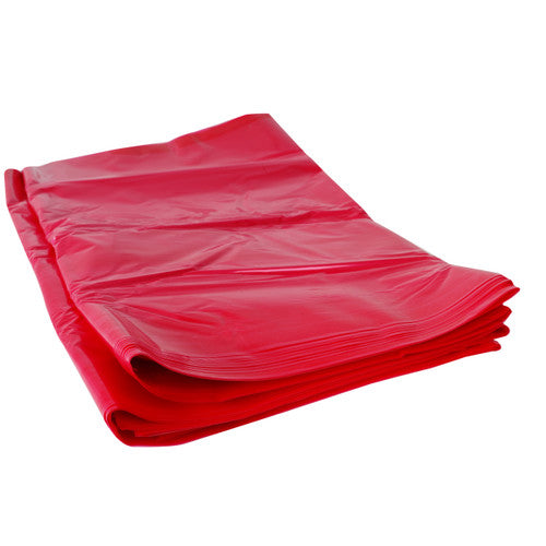 Ideal Plastic Shredder Bags Red Pack 25