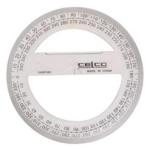 Celco 360 Degrees Protractor 10cm