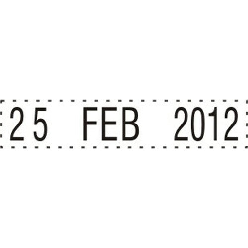 DeskMate 0315980 Rubber Date Stamp 4mm 12 Year Band