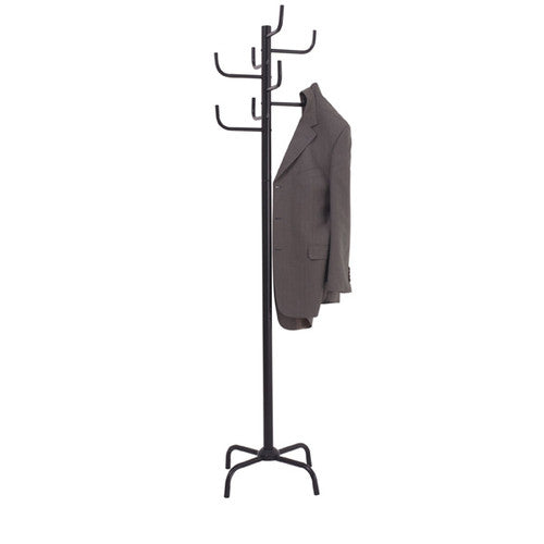 Jastek Coat Rack 8 Hooks Black