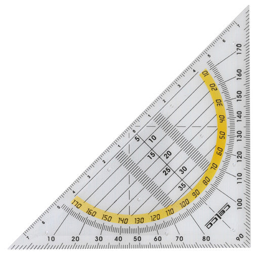 Celco 2-in-1 Triangle 14cm Geometry Set