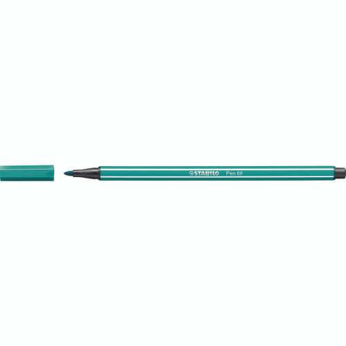 Stabilo Pen 68 Fibre Tip Pen Turquoise Blue