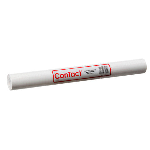 Contact 0359110 Self Adhesive Book Cover 50mic 10m x 450mm Clear Gloss