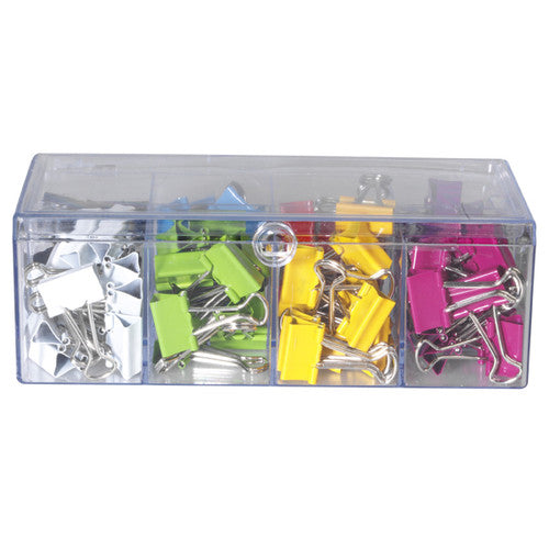 Celco Coloured Fold Back Clips 19mm Box of 96