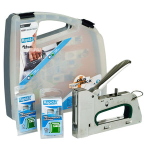 Rapid R34E Steel Case Tacker Promo Pack