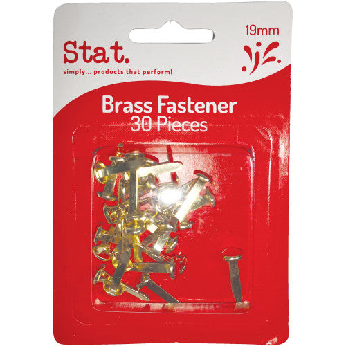 Brass Paper Fasteners 3/4 Inch Pack of 30