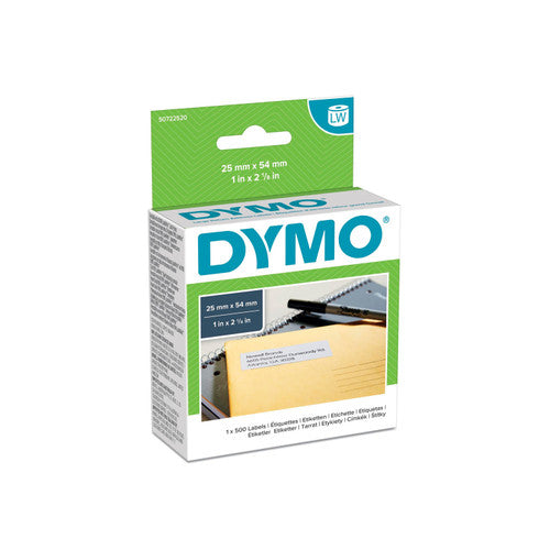 Dymo LabelWriter return address labels 25 x 54mm single roll 500 labels for professional outgoing mail