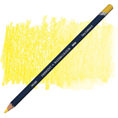 Derwent Watercolour Pencil Deep Cadmium Box of 6