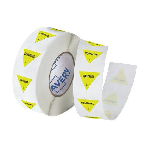 Avery Food Safety Labels 'Liquidised' Food Consistency Label 25mm 500 Roll