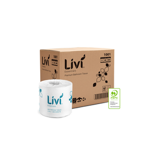 Livi 1001 Essentials toilet tissue carton