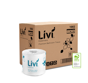 Livi 1002 Essentials toilet tissue carton