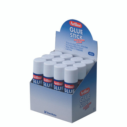 Artline Purple Glue Stick 40g Display Box of 12