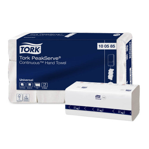 Tork PeakServe Continuous Hand Towel H5 White Carton of 12