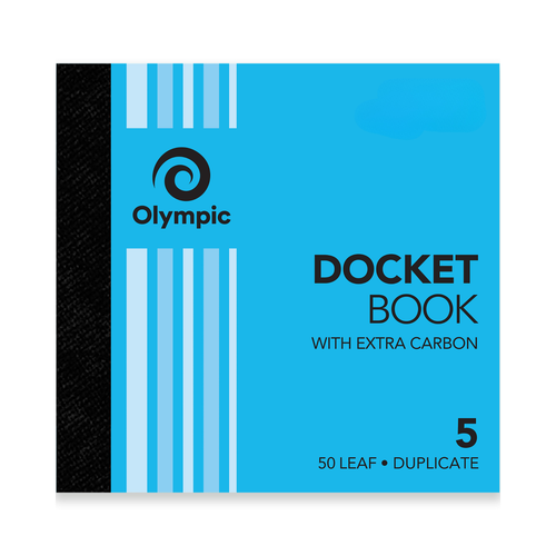 Olympic Docket Book 5 Carbon Duplicate 50 Leaf 120 x 125mm