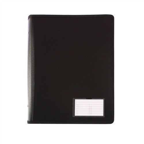 Bantex A4 Zipper Binder 2D 25mm Black Each