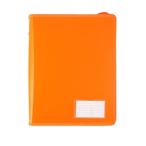 Bantex A4 Zipper Binder 2D 25mm Mango Each