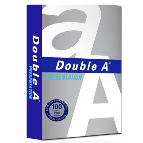 Double A Colour Print A4 Copy Paper 100gsm Presentation White 200 Sheets