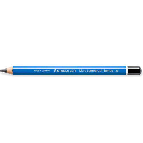 Staedtler 100J-2B Mars Lumograph Jumbo 2B Pencils Box of 6