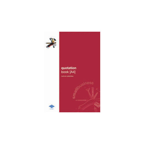 Zions Small Business Essentials Quotation Book A4