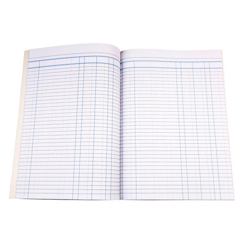 Collins 10203 Account Book Series A24 3 Money Column (Treble Cash) Red Cover