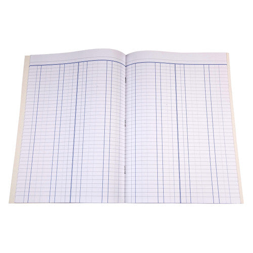 Collins 10230 Account Book Series A24 Double Ledger Red Cover