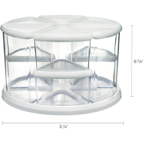 Deflecto Carousel Rotating Organiser 9 Bin