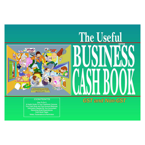 Collins 10400 Useful Cashbook for Small Business Green