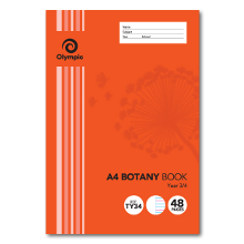 Olympic Botany Book A4 48 Pages QLD Year 3/4 Ruling Stapled Pack of 20