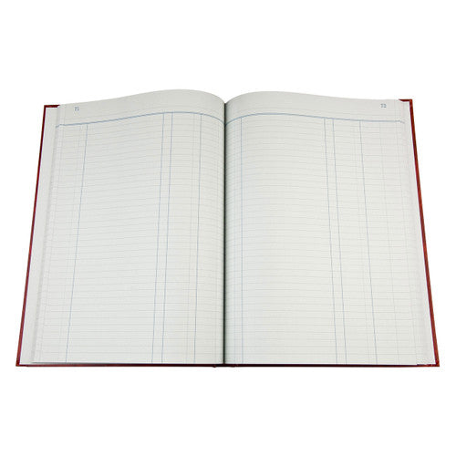 Collins 10856 Account Book Series 3880 Journal Paged Red Cover