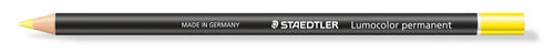 Staedtler Lumocolor Permanent Glasochrom Pencils Yellow Box of 12 108 20-1