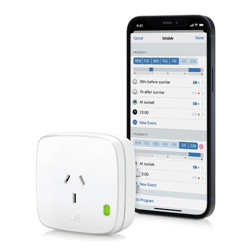 Eve Energy Smart Plug and Power Meter with Thread